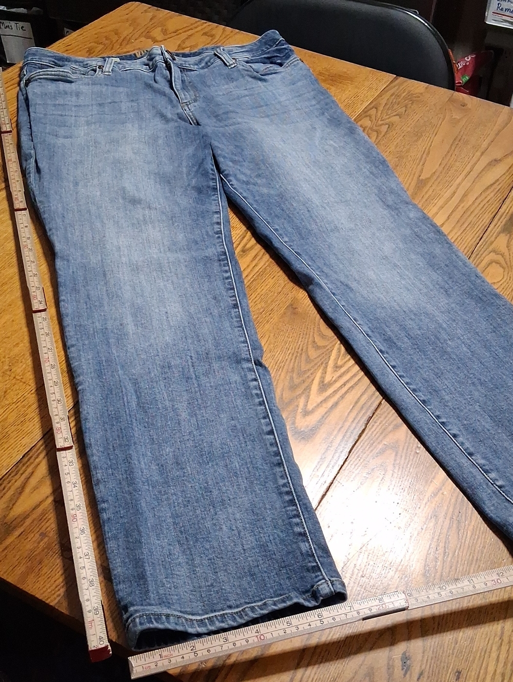 KUT FROM THE KLOTH Womens JEANS 14 BLUE KATY BOYFRIEND DENIM Pants Used